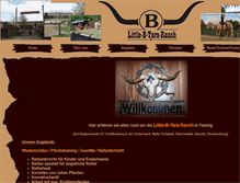 Tablet Screenshot of little-b-tara-ranch.de